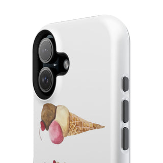 Watercolor Cone Magnetic Tough Phone Case