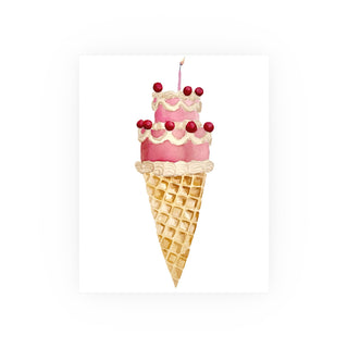Watercolor Cone 2