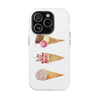 Watercolor Cone Magnetic Tough Phone Case