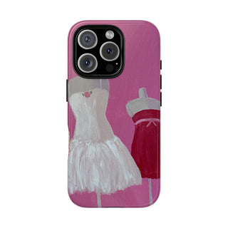 Pretty Pink Dresses Tough Phone Case