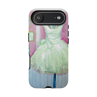Coquette Dress Pink and White Phone Case, Tough Cases for iPhone, Samsung, Protective Smartphone Cover, Stylish Accessory, Girly Floral