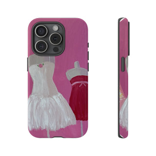 Pretty Pink Dresses Tough Phone Case