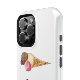 Watercolor Cone Magnetic Tough Phone Case