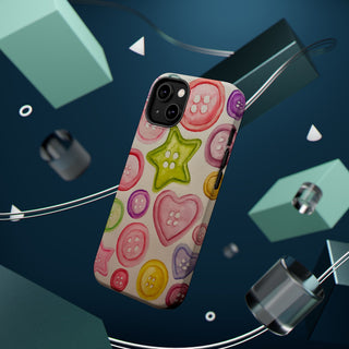 Betsy Mae Buttons Magnetic Tough Phone Case