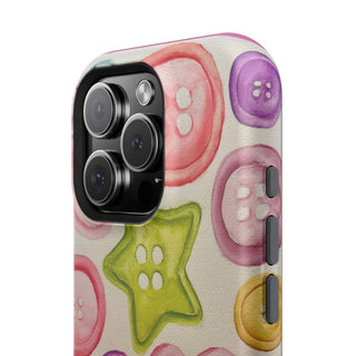 Betsy Mae Buttons Magnetic Tough Phone Case