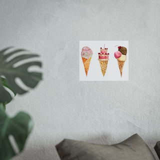 Watercolor Cone Series