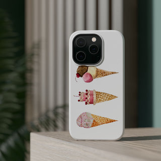 Watercolor Cone Magnetic Tough Phone Case