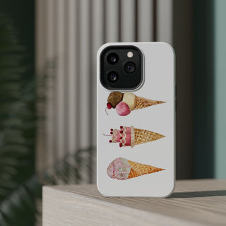 Watercolor Cone Magnetic Tough Phone Case