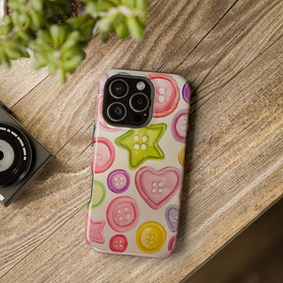 Betsy Mae Buttons Magnetic Tough Phone Case