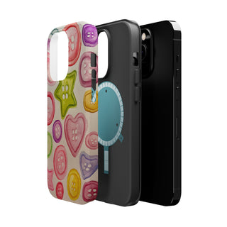 Betsy Mae Buttons Magnetic Tough Phone Case