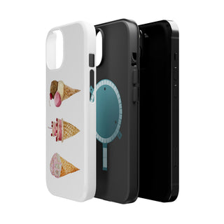 Watercolor Cone Magnetic Tough Phone Case