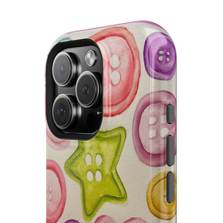 Betsy Mae Buttons Magnetic Tough Phone Case