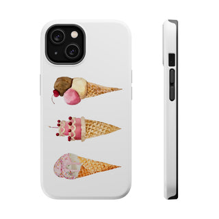 Watercolor Cone Magnetic Tough Phone Case
