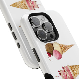 Watercolor Cone Magnetic Tough Phone Case