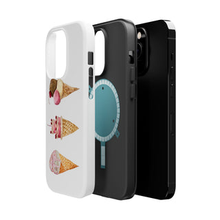 Watercolor Cone Magnetic Tough Phone Case