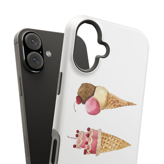 Watercolor Cone Magnetic Tough Phone Case