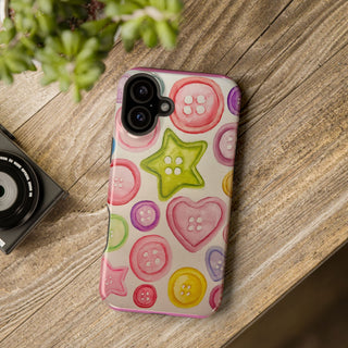 Betsy Mae Buttons Magnetic Tough Phone Case