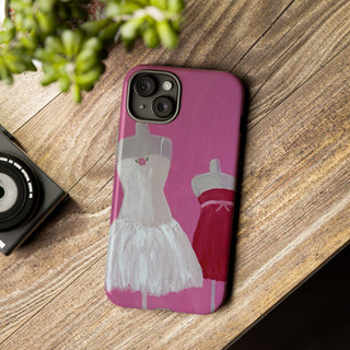 Pretty Pink Dresses Tough Phone Case